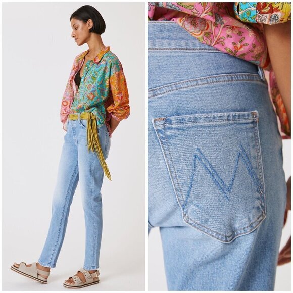 💕MOTHER The Scrapper Ankle Jeans ~ Camera Obscura 28 NWOT - Picture 4 of 16